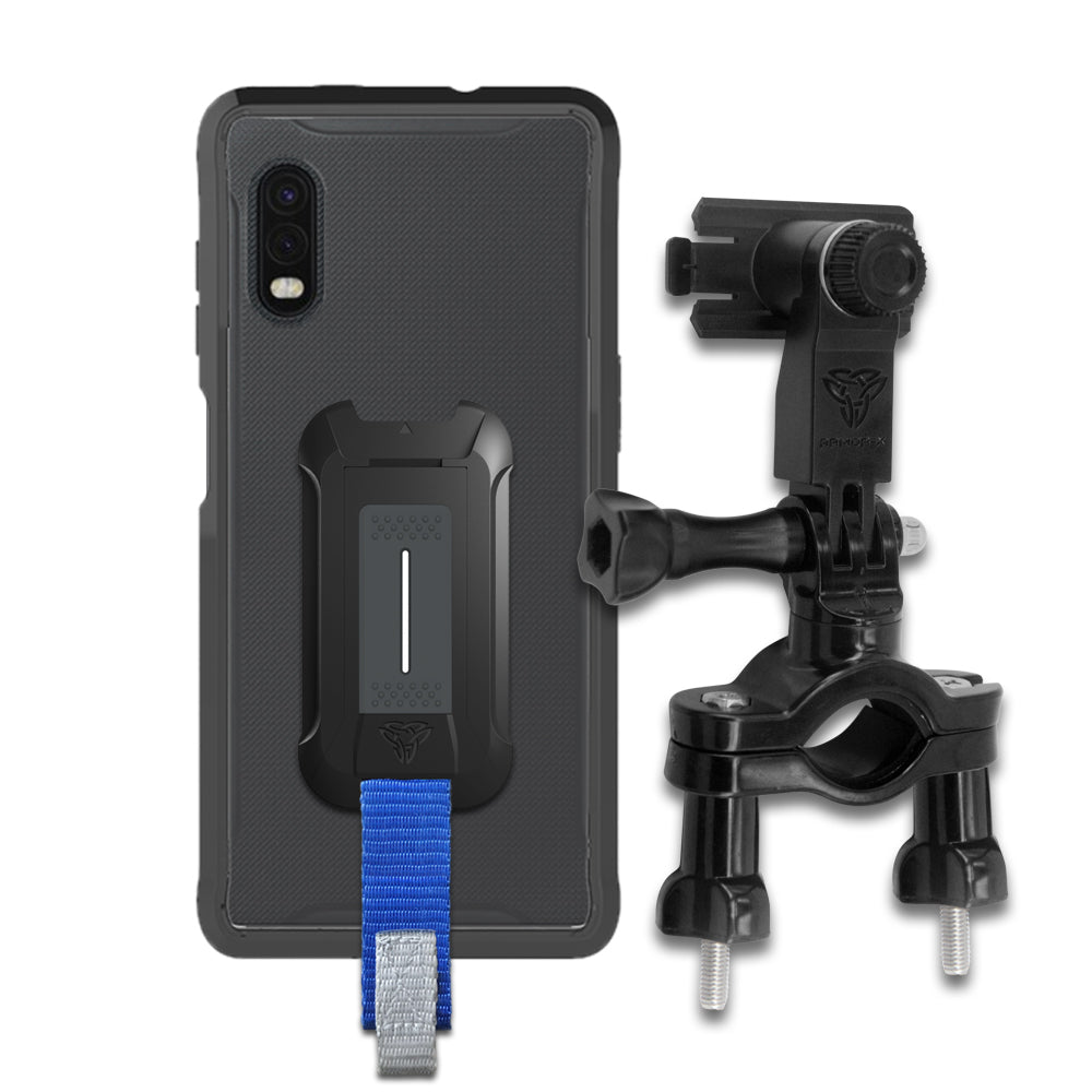 KIT-X20-BX | Bike Kit | Bike Bar Mount with Shockproof Case for Galaxy XCover 4 / Pro