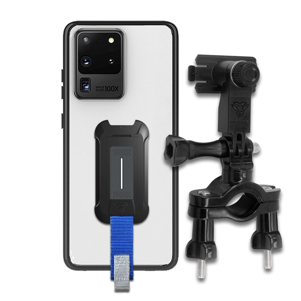 KIT-X20-BX | Bike Kit | Bike Bar Mount with Shockproof Case for Galaxy S20 S10 S9 S8