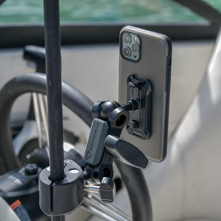 KIT-XP7K-BX | Boat Kit | ONE-LOCK Quick Release Bar Mount with Shockproof Case for iPhone 