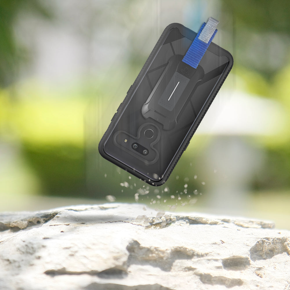moex Custodia per cellulare per LG G8X ThinQ, custodia protettiva in pelle vegana, custodia a portafoglio con protezione a 360 gradi, custodia per cellulare, Nero moex Custodia per cellulare per LG G8X ThinQ, custodia protettiva in pelle vegana, custodia a portafoglio con protezione a 360 gradi, custodia per cellulare, Nero