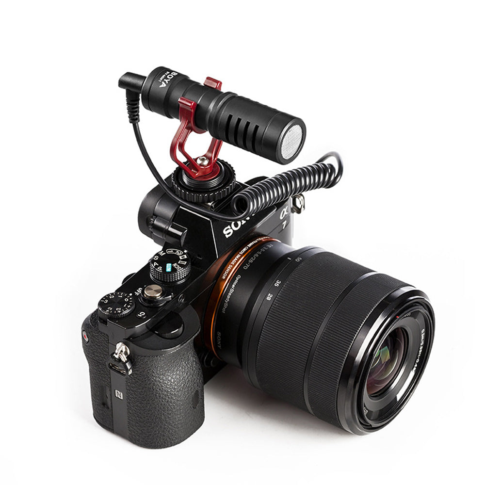 MIC-BYMM1 | Video Camera Microphone With Shock Mount Deadcat Windscreen