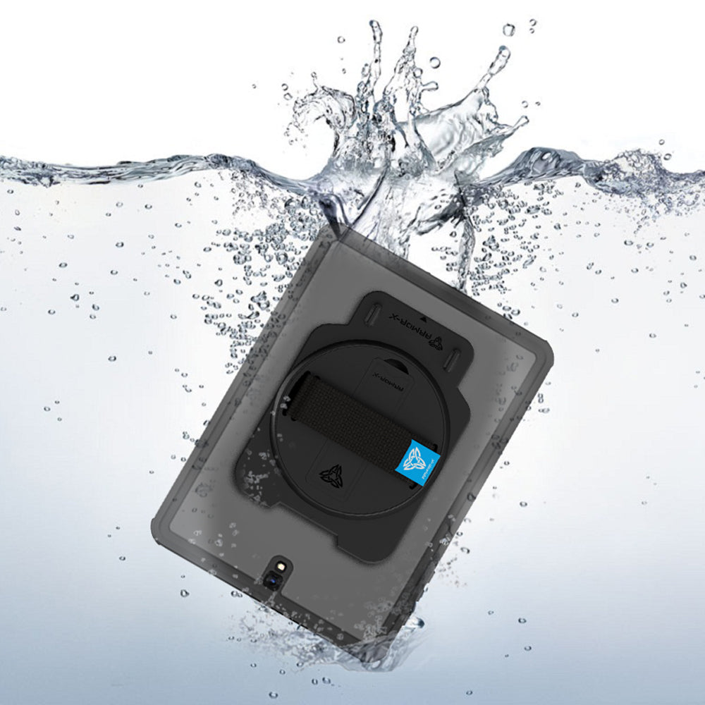 MUN-S3 | Samsung Galaxy Tab S3 9.7 T820 T825 | Waterproof Case With Handstrap & Kickstand