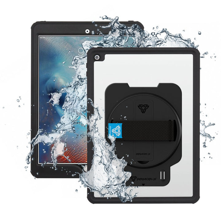MUN-A8S | iPad Pro 10.5 2017 | Waterproof Case With Handstrap & Kickstand