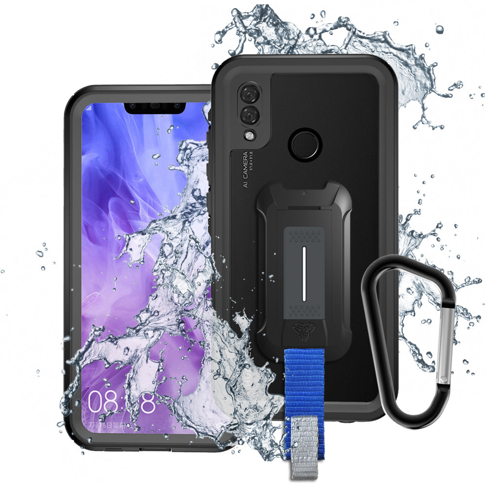 MX-HW18-P20L | Huawei P20 Lite 2018 Case | IP68 Ultimate waterproof w/ KEY Mount & Carabiner