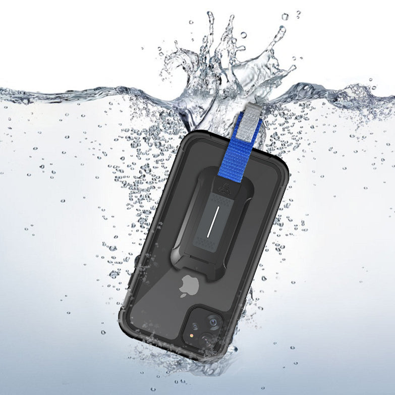 MX-IPH-11PMX | iPhone 11 Pro Max Case 6.5 | Waterproof Case IP68 shock & water proof Cover w/ X-Mount & Carabiner