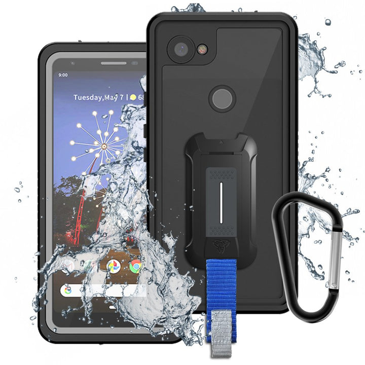 MX-PX3A-XL | Google Pixel 3a XL Waterproof Case | IP68 shock & water proof Cover w/ X-Mount & Carabiner