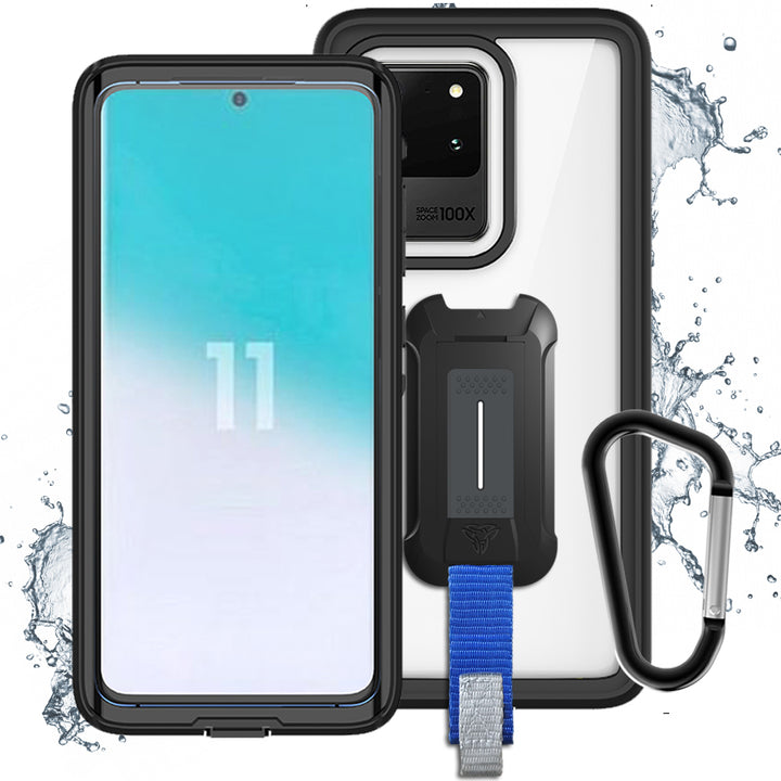 MX-SS-S | Samsung Galaxy S10 S9 S8 Waterproof Case | IP68 shock & water proof Cover w/ X-Mount & Carabiner