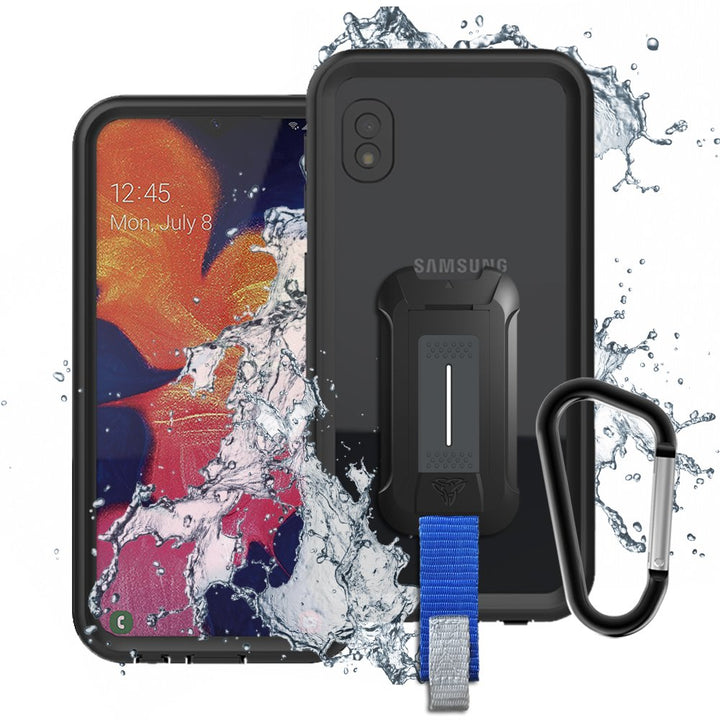 MX-SS19-A10E | Samsung Galaxy A10e Waterproof Case | IP68 shock & water proof Cover w/ X-Mount & Carabiner