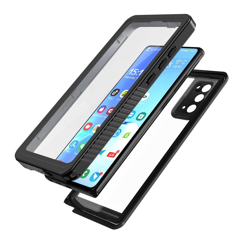 MX-SS20-N20 | Samsung Galaxy Note20 / Note20 5G Waterproof Case | IP68 shock & water proof Cover w/ X-Mount & Carabiner