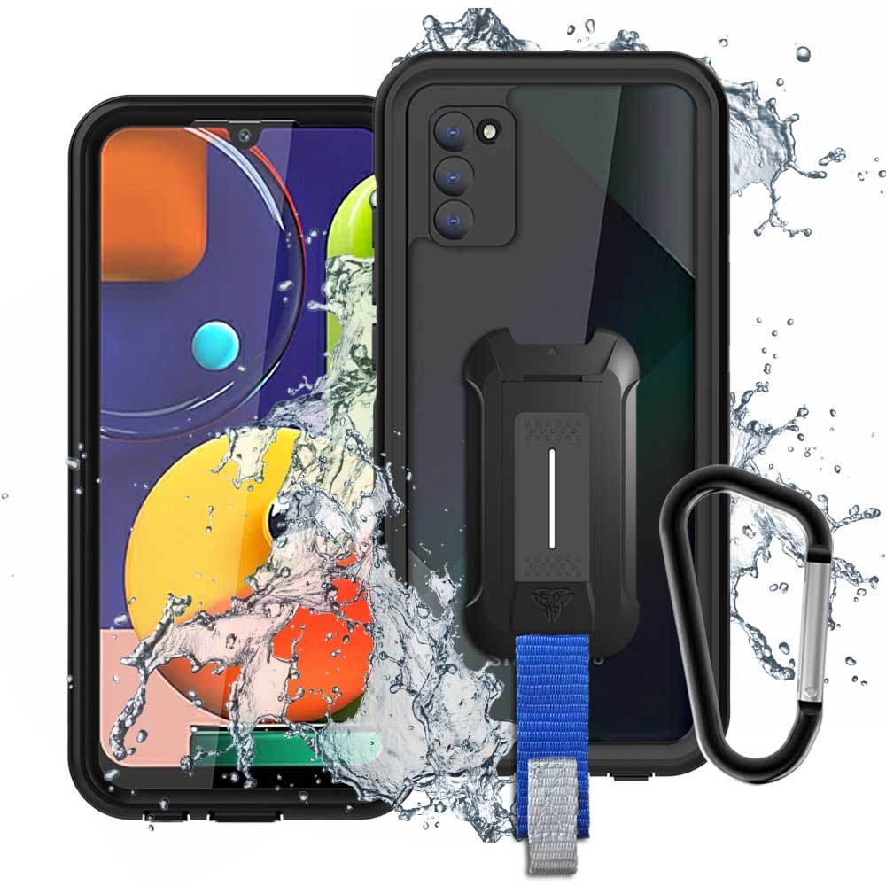 MX-SS21-A02SUS | Samsung Galaxy A02S (US Ver.) Waterproof Case | IP68 shock & water proof Cover w/ X-Mount & Carabiner