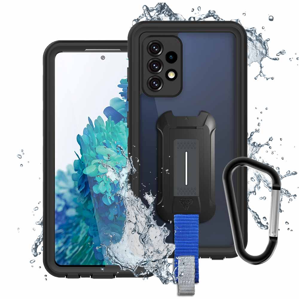 MX-SS21-A525G | Samsung Galaxy A52 5G Waterproof Case | IP68 shock & water proof Cover w/ X-Mount & Carabiner