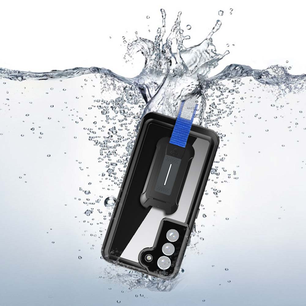 MX-SS22-S22 | Samsung Galaxy S22 5G Waterproof Case | IP68 shock & water proof Cover w/ X-Mount & Carabiner