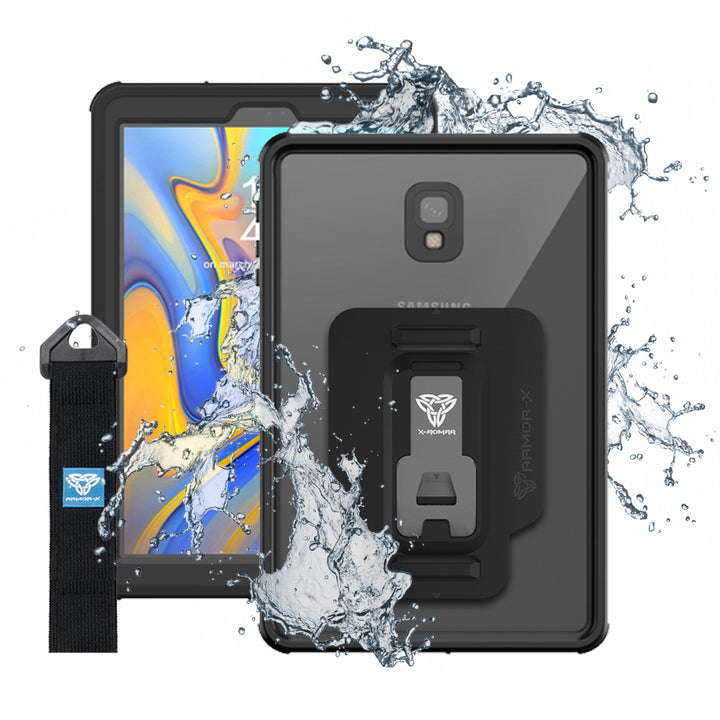 MX-T590 | Samsung Galaxy Tab A 10.5 2018 T590 T595 | IP68 Ultimate waterproof Case w/ Handstrap