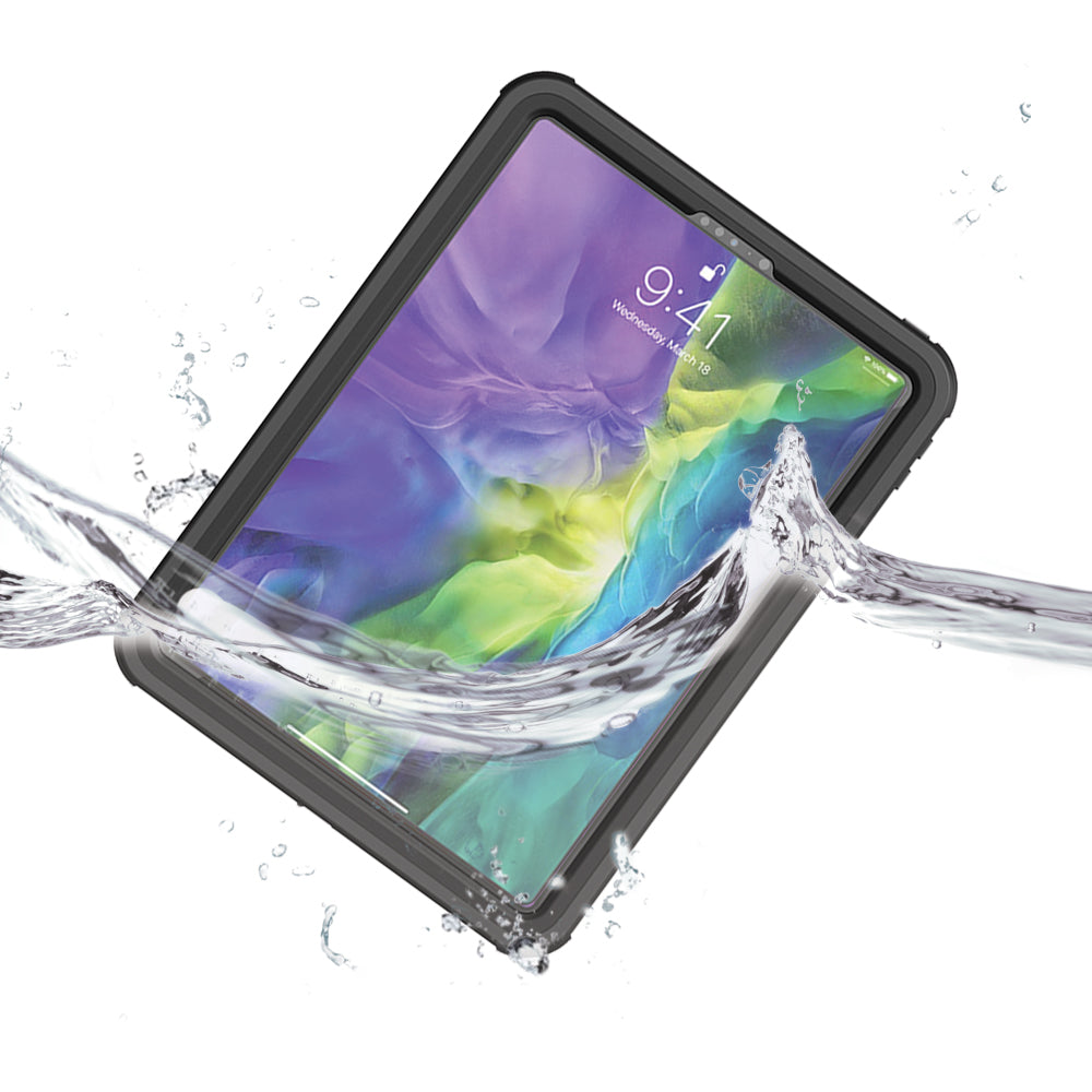 MXS-A12S | iPad Pro 11 ( 2nd Gen ) 2020 | IP68 Waterproof Case With Handstrap & Kickstand & X-Mount