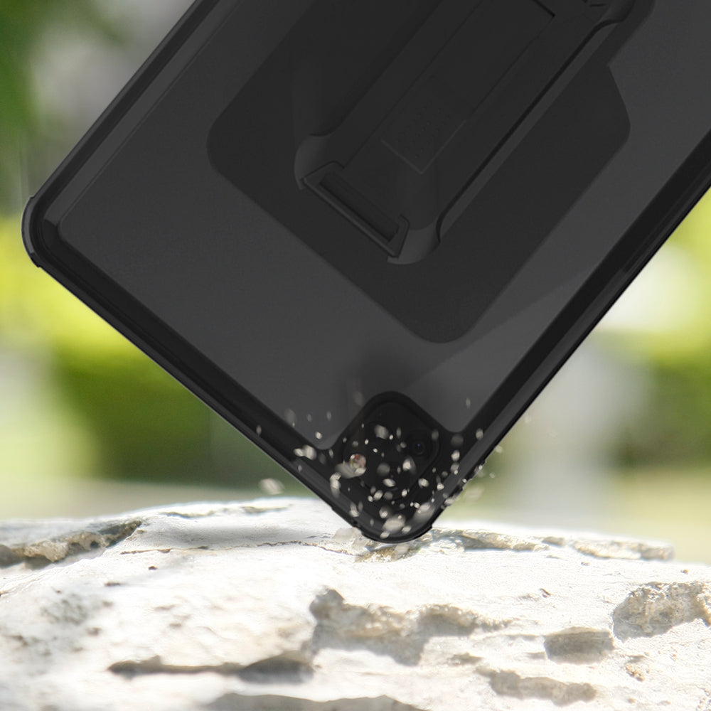 MXS-A12S | iPad Pro 11 ( 2nd Gen ) 2020 | IP68 Waterproof Case With Handstrap & Kickstand & X-Mount
