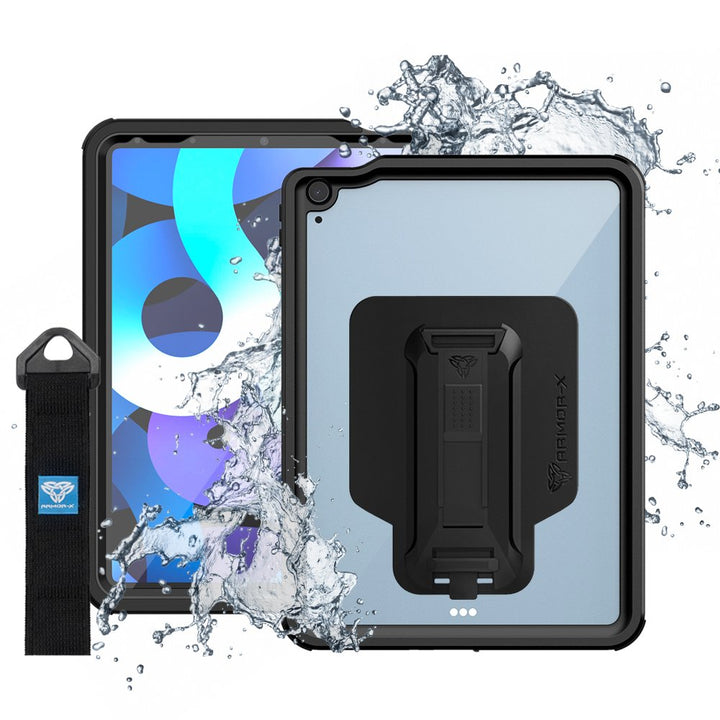 MXS-A14S | iPad Air 4 2020 / Air 5 2022 | IP68 Waterproof Case With Handstrap & Kickstand & X-Mount
