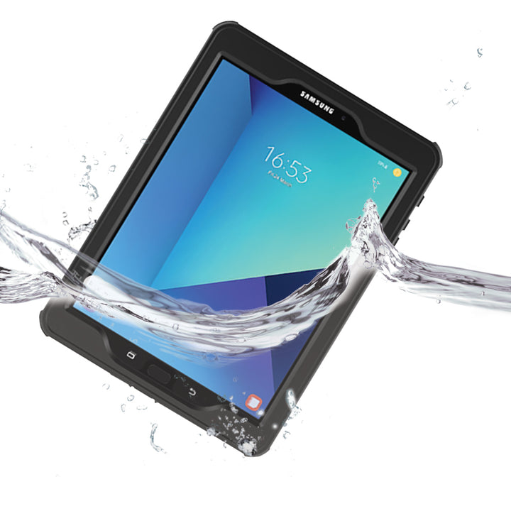 MXS-S3 | Samsung Galaxy Tab S3 9.7 T820 T825 | IP68 Waterproof Case With Handstrap & Kickstand & X-Mount