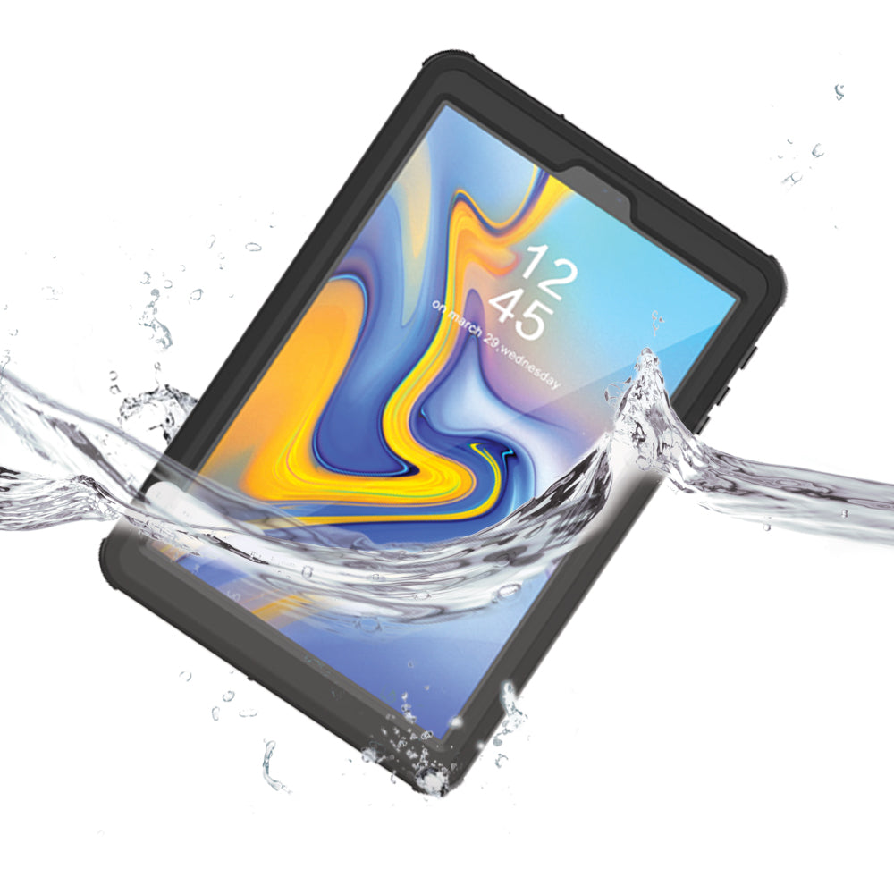 MXS-T590 | Samsung Galaxy Tab A 10.5 2018 T590 T595 | IP68 Waterproof Case With Handstrap & Kickstand & X-Mount