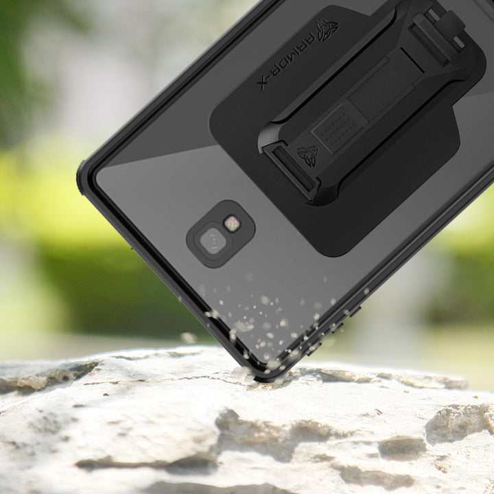 MXS-T590 | Samsung Galaxy Tab A 10.5 2018 T590 T595 | IP68 Waterproof Case With Handstrap & Kickstand & X-Mount