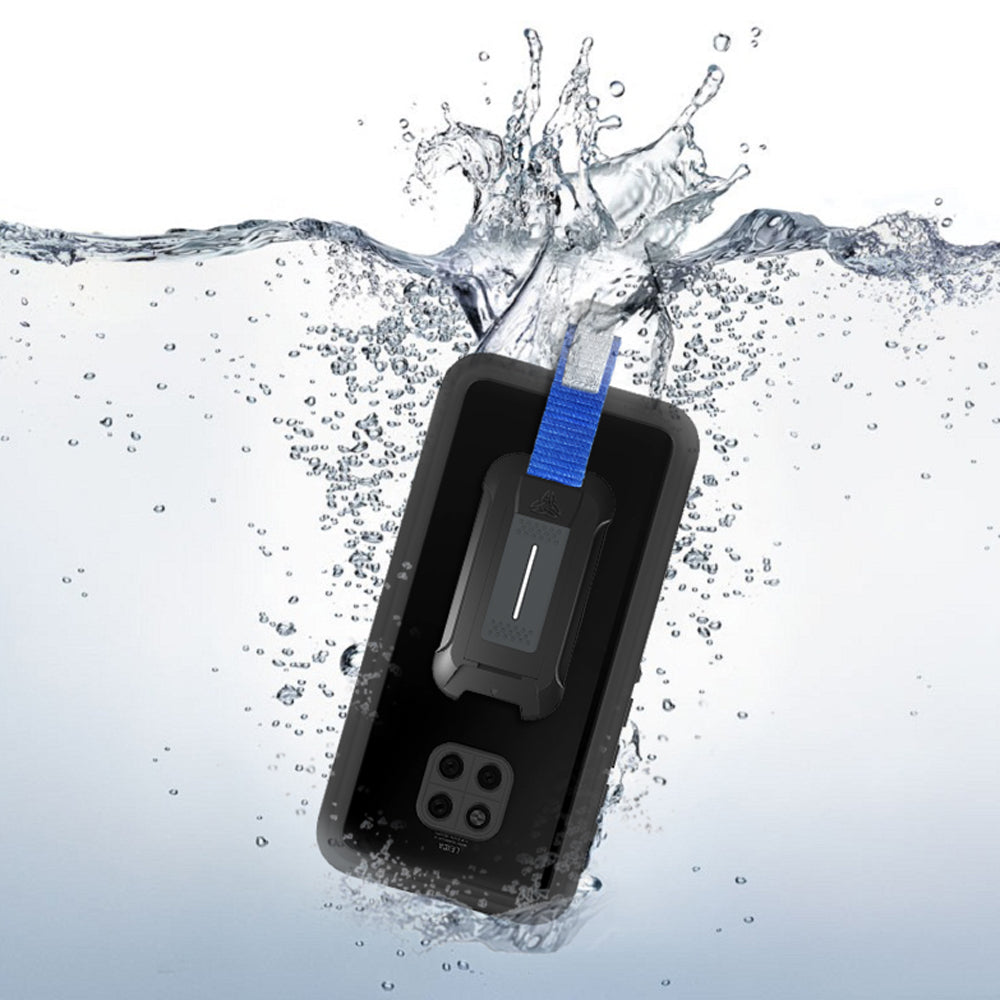 MX-HW18-MT20P | Huawei Mate 20 Pro Case | IP68 Ultimate waterproof w/ KEY Mount & Carabiner