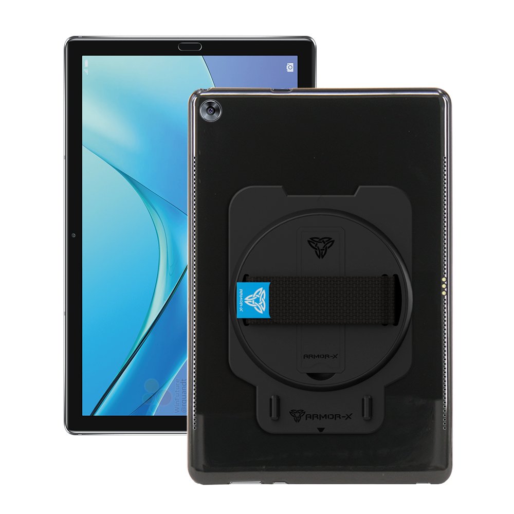 PUN-HW24 | Huawei MediaPad M5 10.8 / M5 Pro | Shockproof Case w/ Kickstand & hand strap