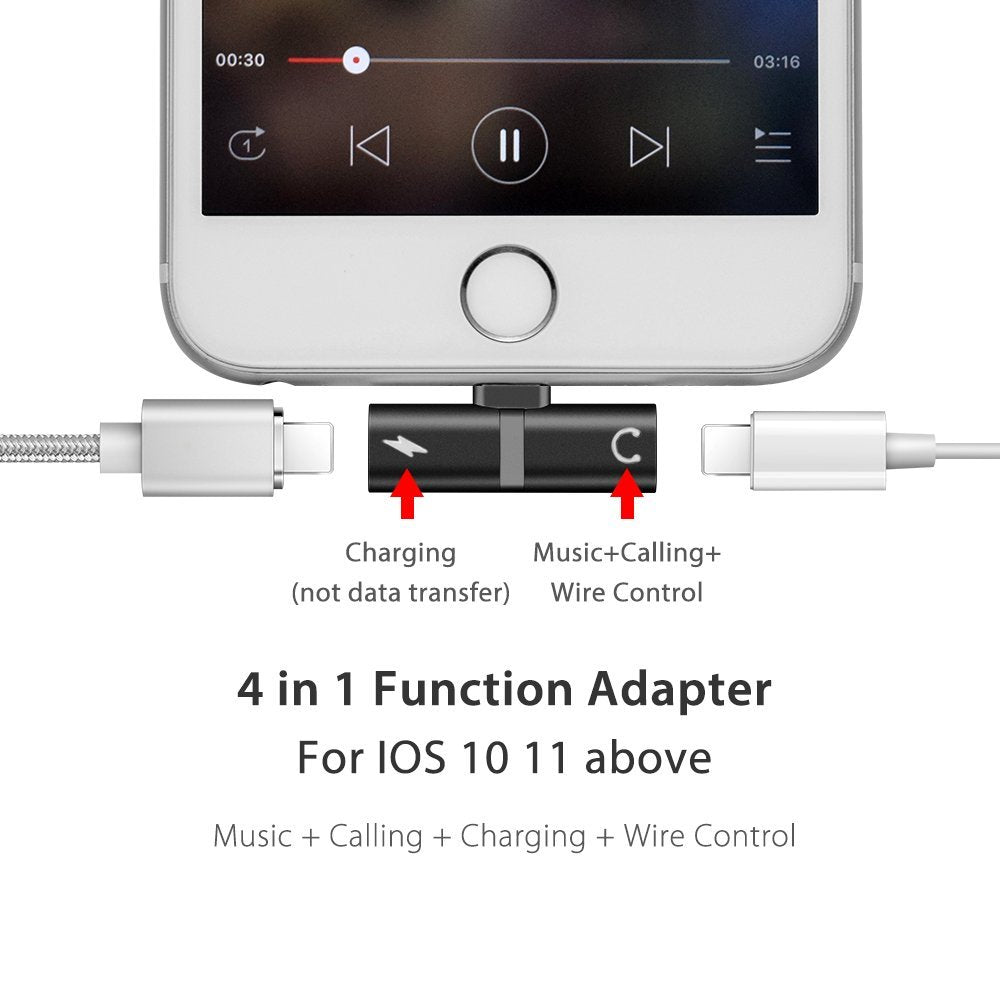 APL-AD03 | Lightning Adapter & Splitter For iPhone
