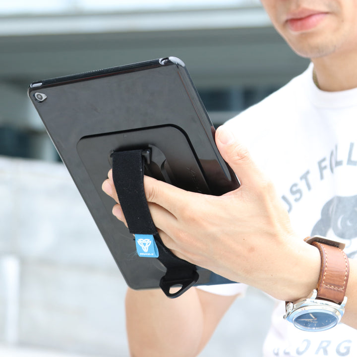 PXS-SS24 | Samsung Galaxy Tab A 9.7 T550 T555 | Shockproof Case w/ Kickstand & hand strap & X-Mount