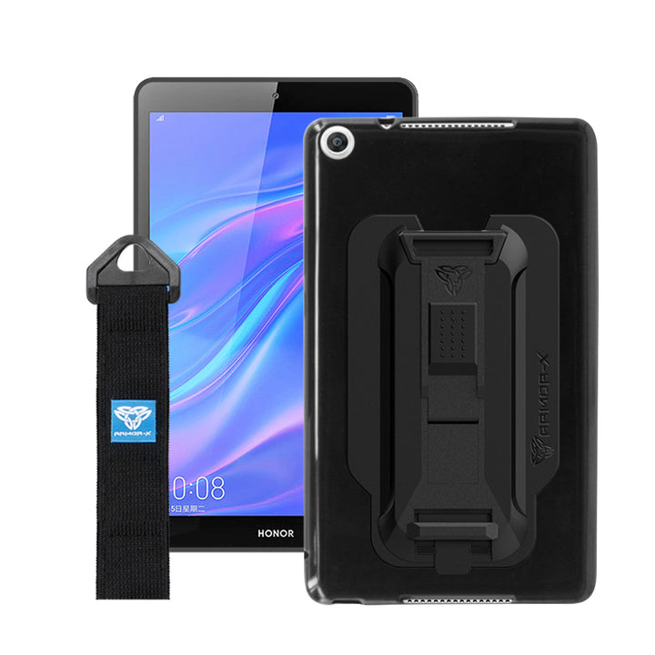 PXS-HW33 | Huawei Honor Tab 5 | Shockproof Case w/ Kickstand & hand strap & X-Mount
