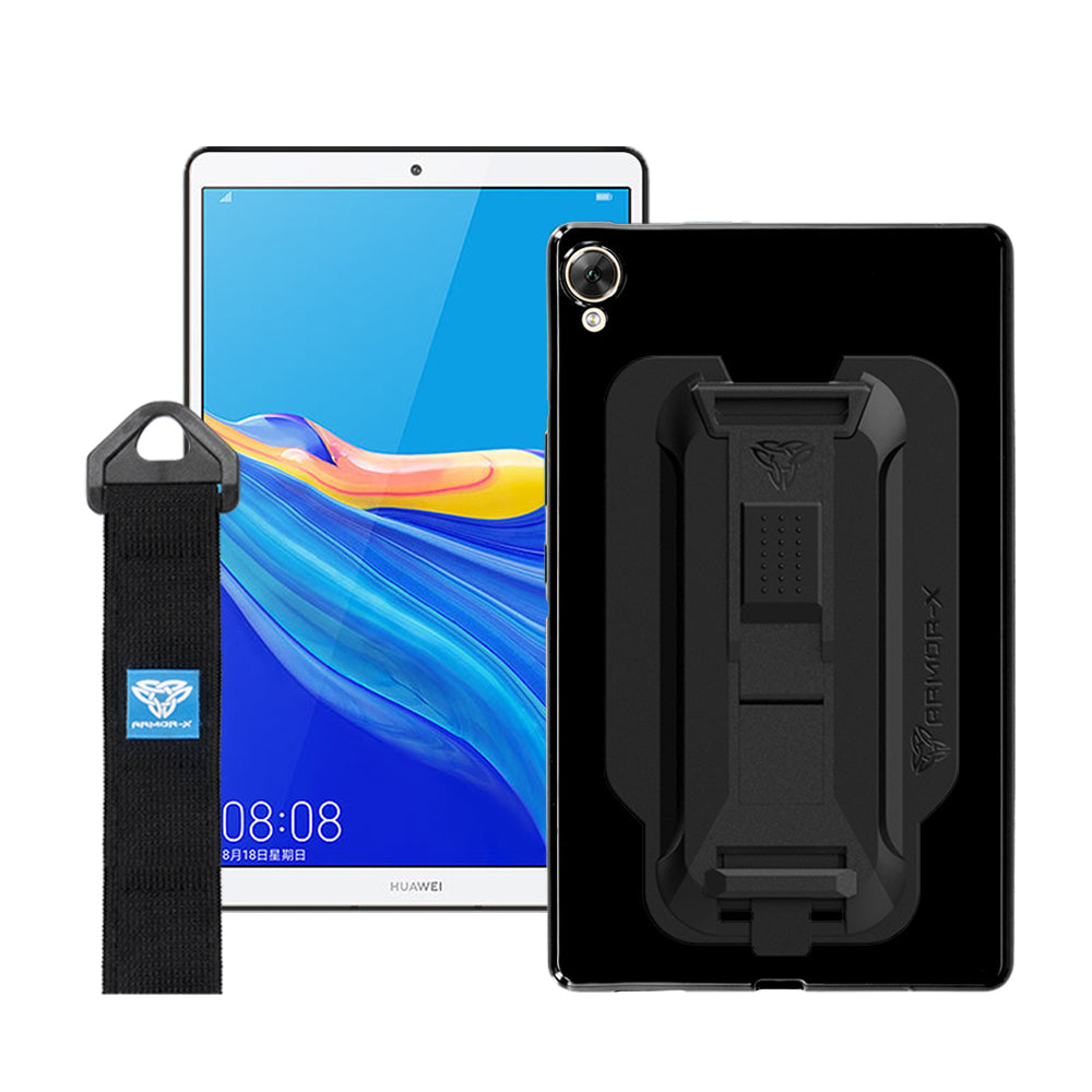 PXS-HW35 | Huawei MediaPad M6 8.4 | Shockproof Case w/ Kickstand & hand strap & X-Mount