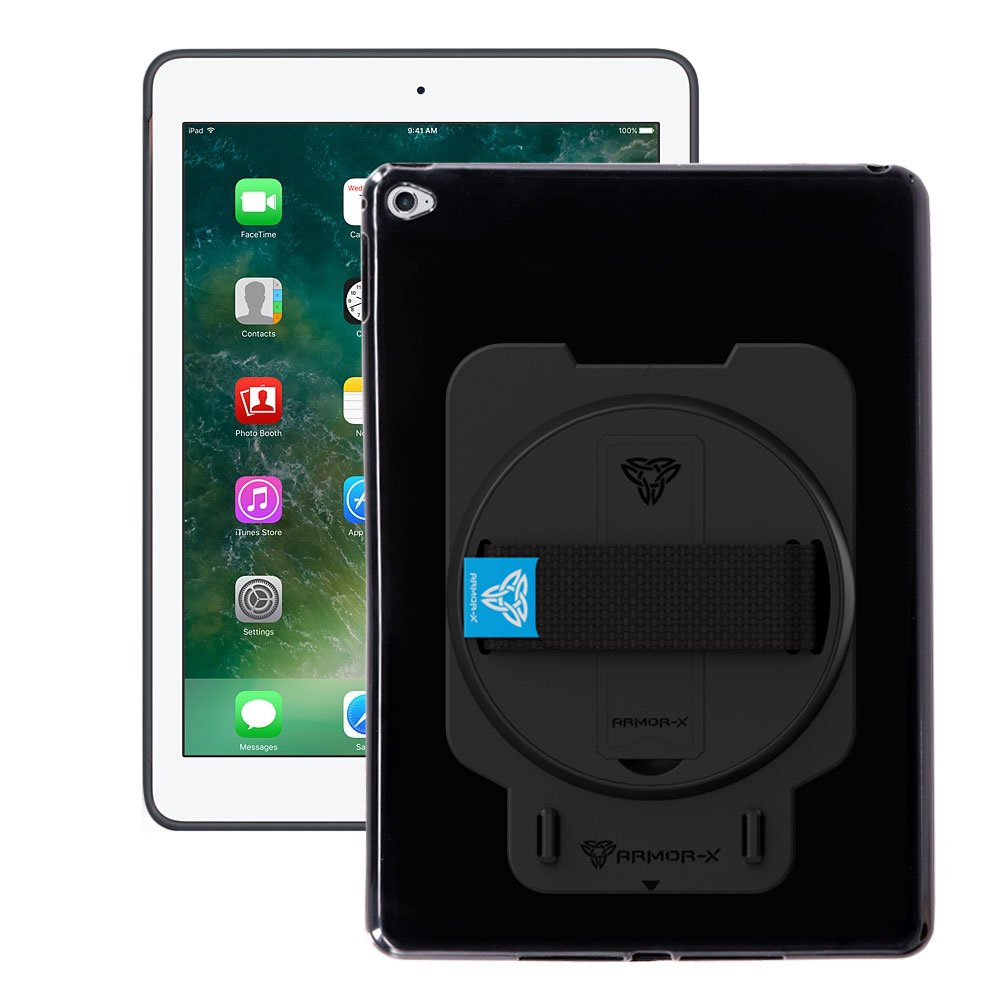 PUN-iPad-A2 | Apple iPad air 2  | Shockproof Case w/ Kickstand & hand strap