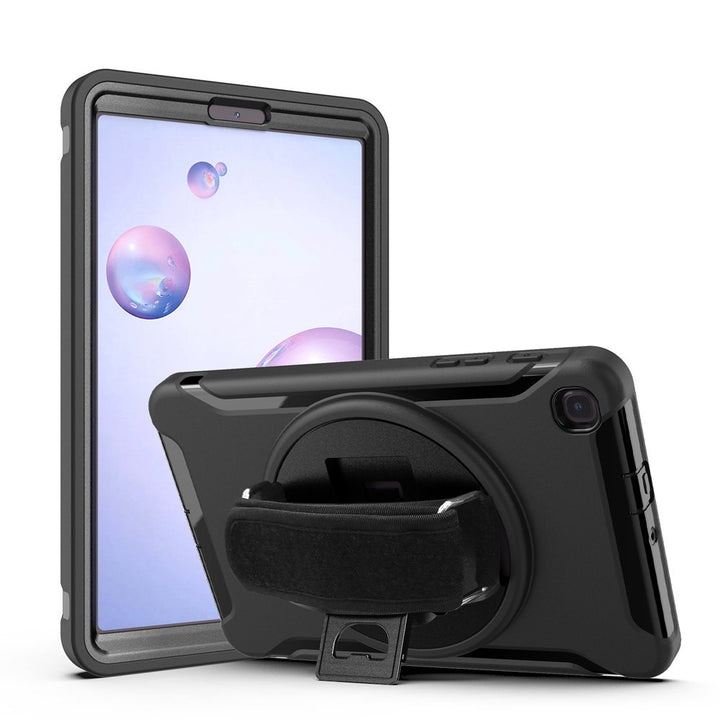 RIN-SS-T307 | Samsung Galaxy Tab A 8.4 T307 | Rainproof military grade rugged case with hand strap and kick-stand