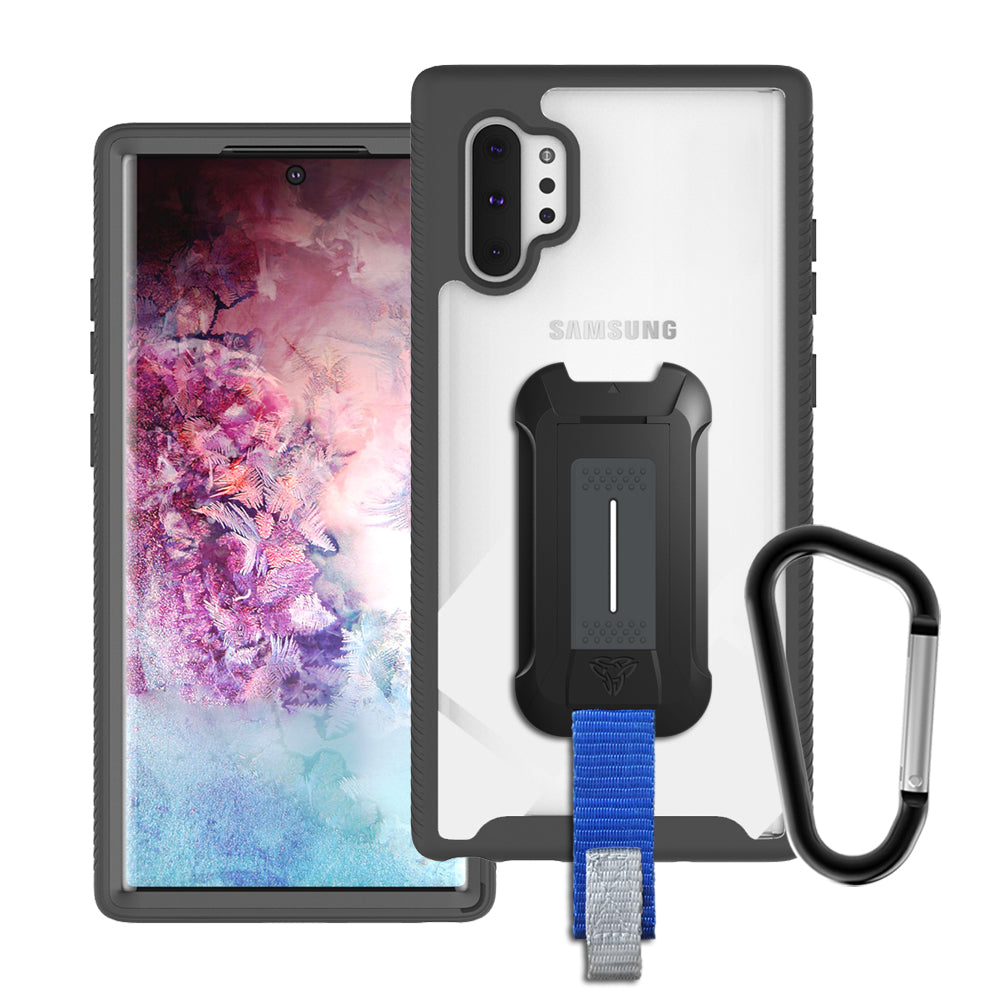 HX-N10P-BK | Samsung Galaxy Note 10 Plus Case | Protection Military Grade w/ KEY Mount & Carabiner