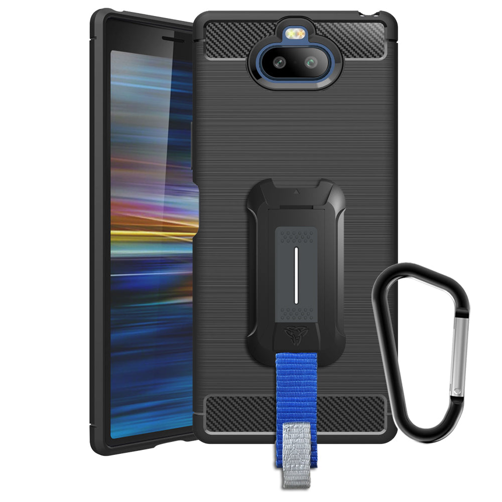 TP-SN19-20 | Sony xperia 20 | Mountable Shockproof Rugged Case for Outdoors w/ Carabiner
