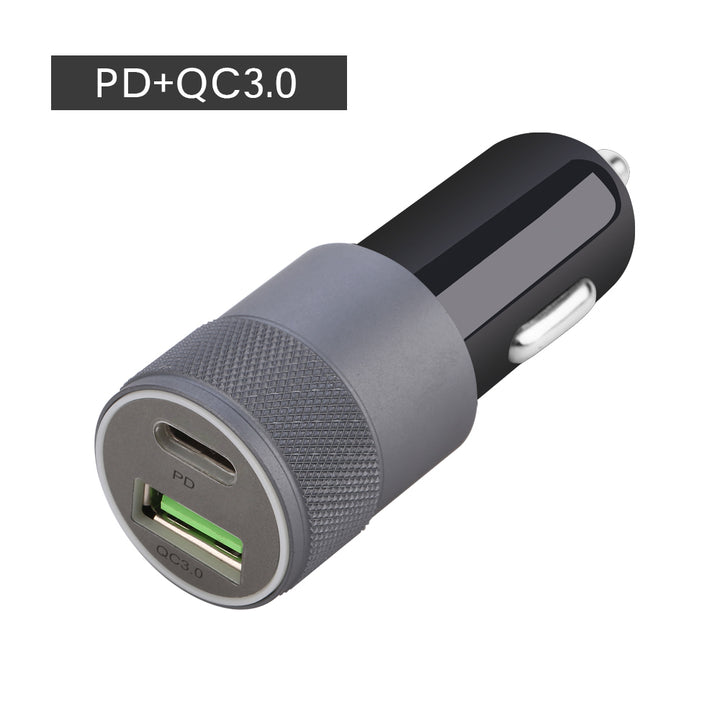 CHR-C3 | Smart Car Charger | Dual Port QC3.0 - PD - USB 