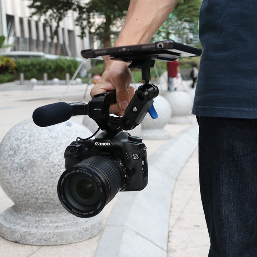 ARMOR-X Heavy-Duty 1/4” M6 Threaded Mount for tablet. Fit for any standard camera rig.