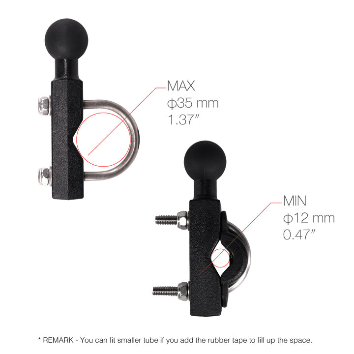 KIT-XP8K-BX | Boat Kit | ONE-LOCK U-Bolt Bar Mount with Shockproof Case for iPhone 