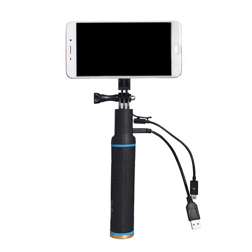 X55K | 5200mAh Battery PowerBank Hand Grip Monopod for Compact GoPro Camera Smartphones