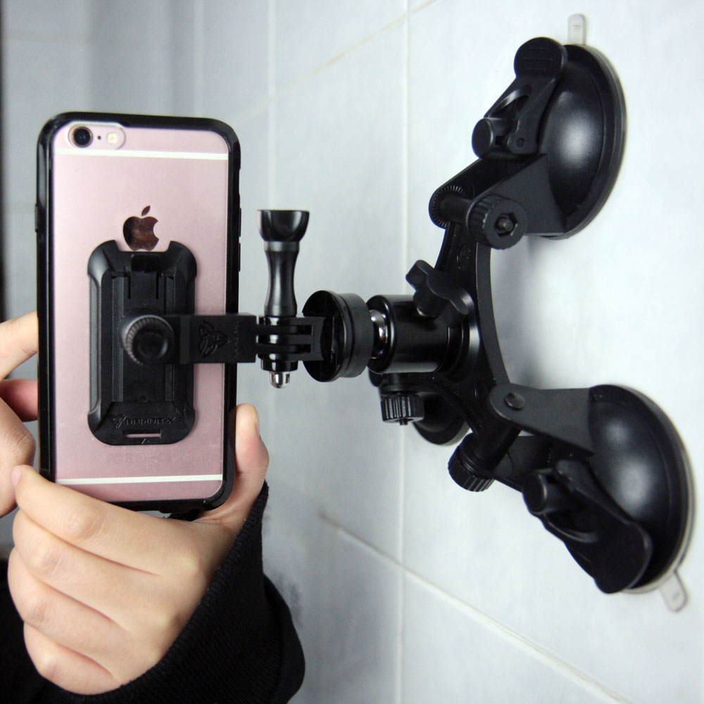 X76K | Triple Suction Cup Mount | TYPE-K For ActiveKEY