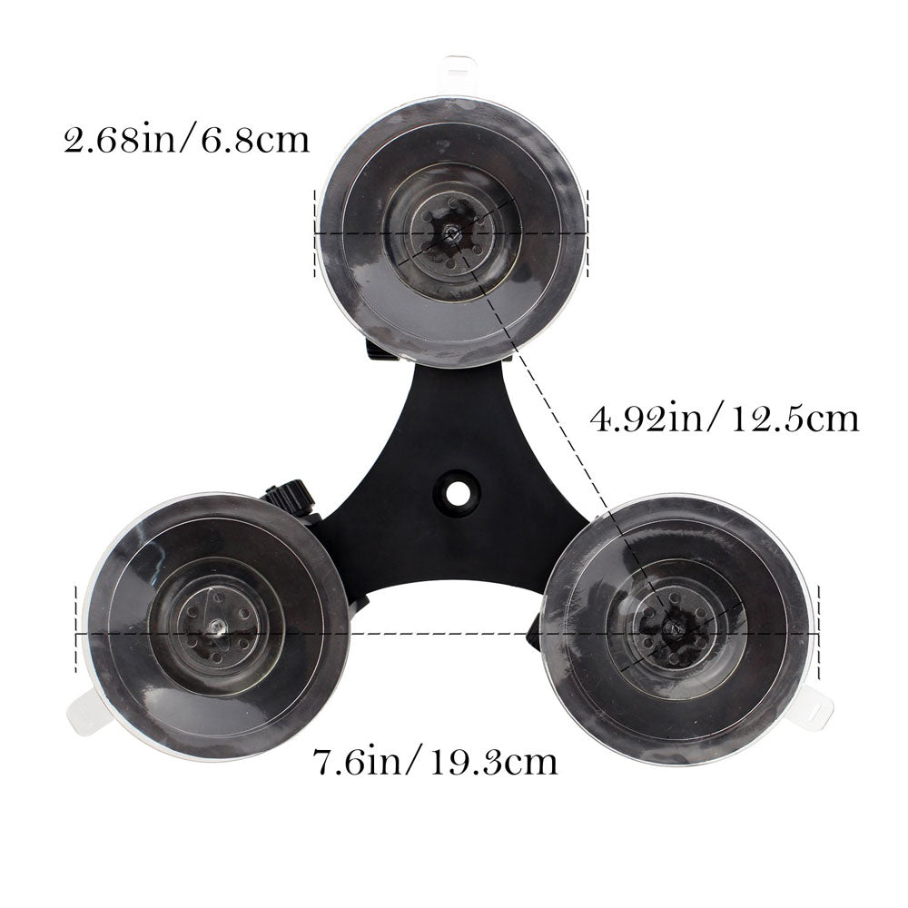 X76T | Triple Suction Cup Mount | TYPE-T for Tablet