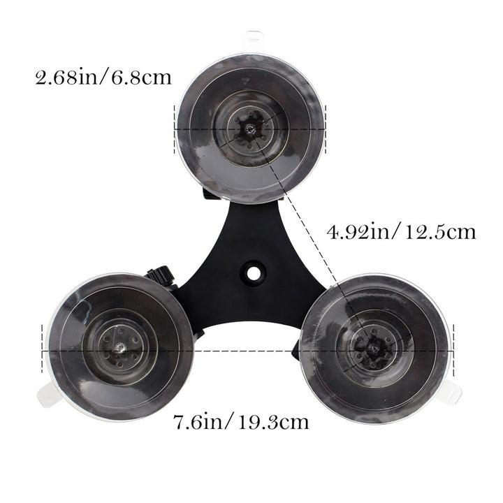 X76K | Triple Suction Cup Mount | TYPE-K For ActiveKEY