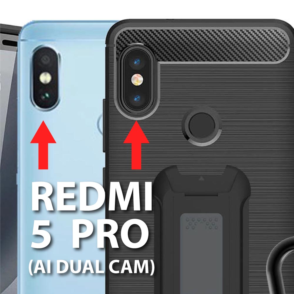 TP-MI18-RN5P | Xiaomi Note 5 PRO - DUAL CAM | Shockproof Rugged Case w/ KEY Mount & Carabiner